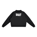 Essential Fleece Mock-Neck Crew Sweatshirt